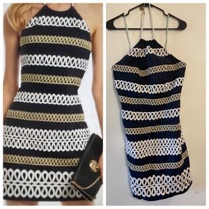 Navy Nautical Cambrey Dress